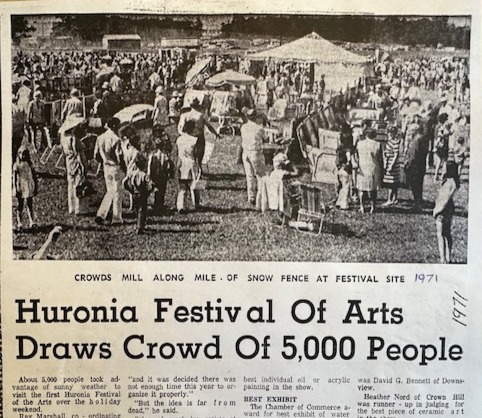Kempenfest Event - Huronia Festival of Arts Photo 1971