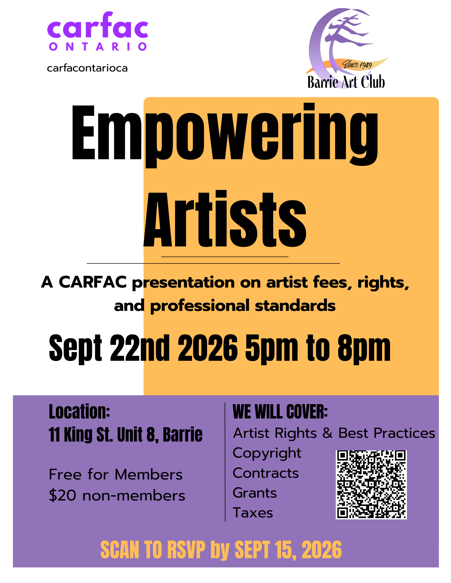 CARFAC – Empowering Artists Presentation